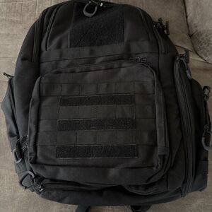 SOG Range Backpack Heavy Duty Black Tactical Outerwear
